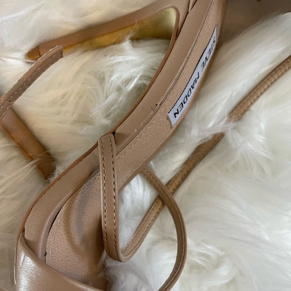 Steve Madden Floriaa Sandals || Natural Leather || SZ 6.5 - Picture 10 of 15
